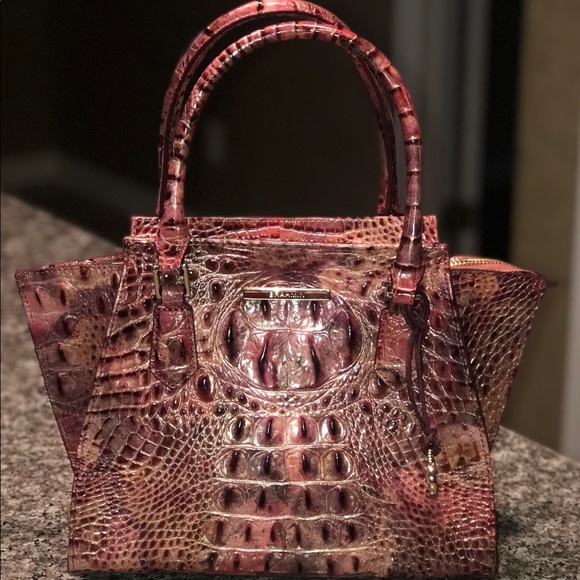 Brahmin Handbags - Brahmin Mini Priscilla Melbourne Color Wisteria